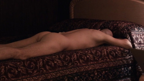 Nudes of Frank Patrick (as RP Kahl) from Ecstasy. Butt, laying in bed, nude. 111510