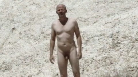 Rolf Peter Kahl Naked as Frank Patrick (as RP Kahl). Balls, Penis, Shirtless, desert, distant. 111501