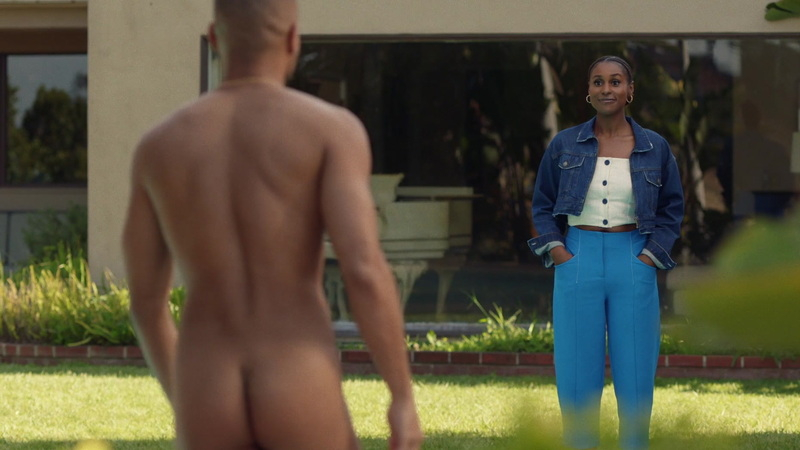 Kendrick Sampson Nude as Nathan. Butt, clothed woman, nude. 85376