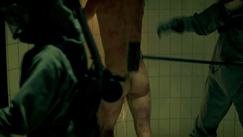 Chad James Buchanan Naked as Stu. Butt, being scrubbed down, butt up. 85653