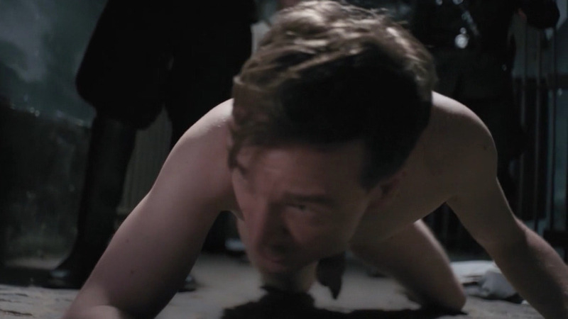 Jan Krauter Nude as Hans Beimler. Balls, Penis, Shirtless, brown hair, clothed men. 85892