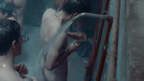 Gustavo Pardi Nude as Picachu. Butt, Shirtless, group shower, shower room. 86198