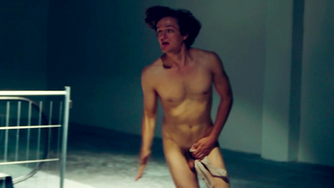 Lucas Englander Naked as nackter Mann. Balls, Penis, Shirtless. 86217
