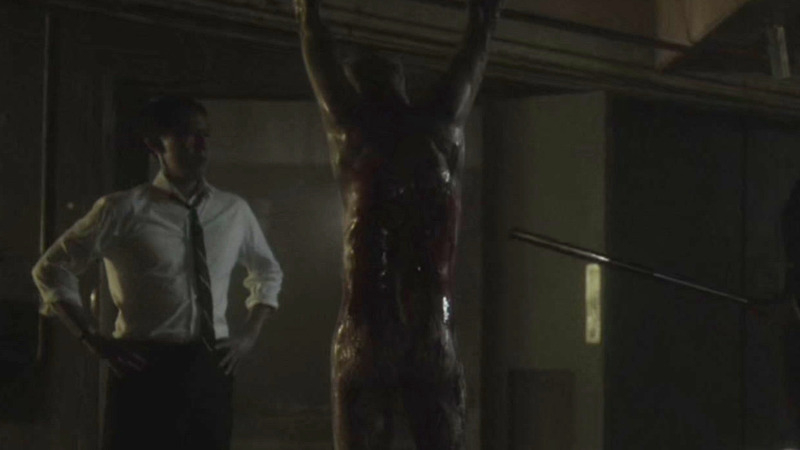 Michael Hogan Naked in The Man in the High Castle. Butt, bloody, nude. 86383
