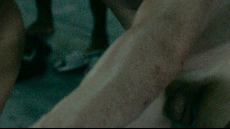 Nudes of Billy Moore from A Prayer Before Dawn. Balls, Penis, Shirtless, cavity search, dark room. 86814