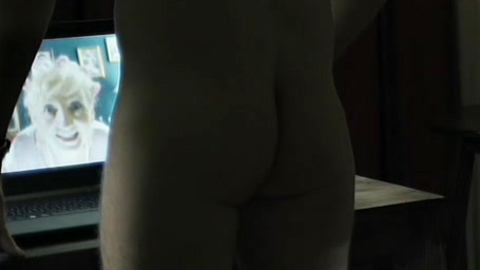 Russell Geoffrey Banks Nude as Oliver. Butt, laptop, masturbating. 87194