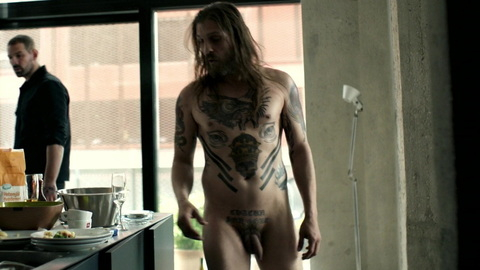 Jack from Warrior Naked. Balls, Penis, Shirtless, bearded, long hair. 89369