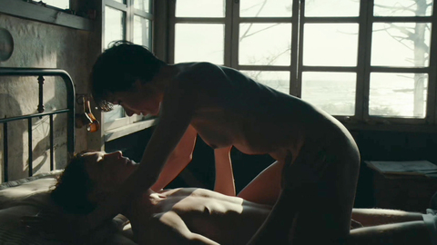 Jonas Nay Nude as Christian Voigt. Balls, Penis, Shirtless, Straight, bedroom, cowgirl position. 89798