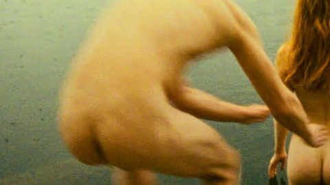 Oskar Belton Nude as Roman 15 Jahre. Butt, bent over, female nudity. 92876