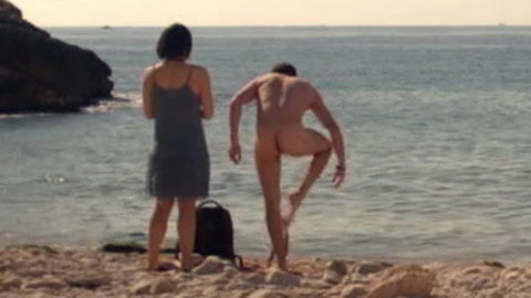 Rayco from Fugitiva Naked. Butt, barefoot, beach. 90521