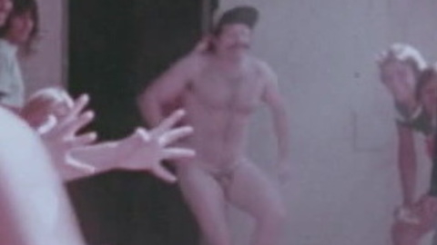 Chuck Vincent Nude as Prospector. Balls, Penis, Shirtless, barefoot, nude. 91298