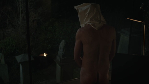 Jeremy from Luther Naked. Butt, bag over head, nude. 93479