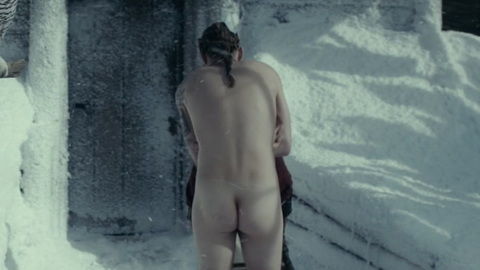 Nudes of Hvitserk from Vikings. Butt, nude, owl. 95274