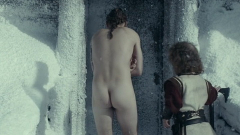 Marco Ilsø Naked as Hvitserk. Butt, nude, owl. 95271