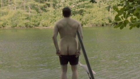 Nudes of George from Cabin of Errors. Butt, day time, pants around ankles. 95472