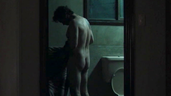 Greg Hatton Naked as Nick. Butt, barefoot, bathroom. 95631