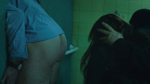 Nudes of Barnaby Walker from Bounty Hunters. Butt, bathroom, clothed man. 99996