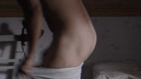 Nudes of Miguel from Bayonet. Butt, getting out of bed, nude. 100776