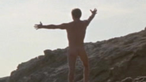 Kirk Douglas Naked as Eddie Anderson. Butt, beach, nude. 104889