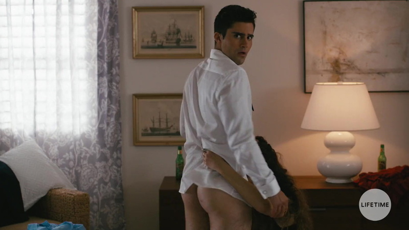 Max Ehrich Naked as Brett Weinbaum. Butt, Straight, blowjob, looking back. 105975