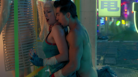 Ludi Lin Naked as Lance. Butt, Straight, against window, city. 106203