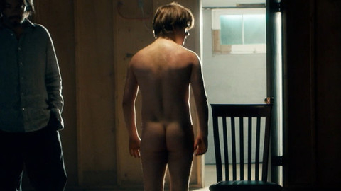 Nudes of Isaac Funk from Pure. Butt, brown hair, cage. 106728