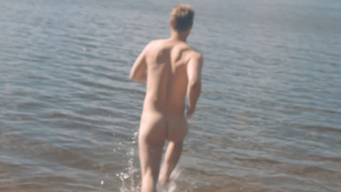 Nudes of Elias from Screwed. Butt, brown hair, lake. 108546