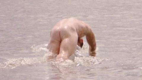 Ben Batt Naked as Ted Burgess. Butt, diving, naked. 108573