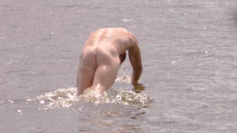 Nudes of Ted Burgess from The Go-Between. Butt, diving, naked. 108570
