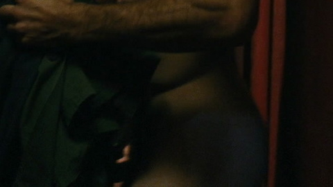 Nudes of McMurphy from Love Ranch. Penis, Shirtless, bald, hallway. 109146