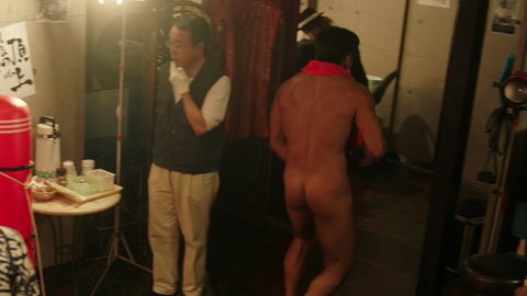 Nudes of Rugby from The Naked Director. Butt, film set, nude. 110124