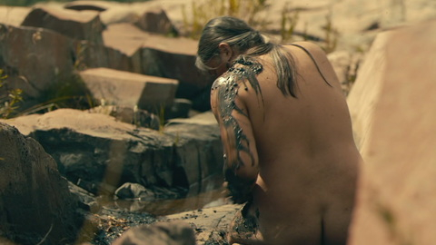 Brandon Oakes Naked as Will. Butt, Shirtless, covered in mud, mud. 135093