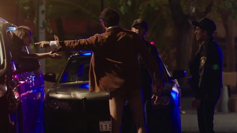 Hugo Catalán Naked as Leo. Butt, bottomless, cops. 111003