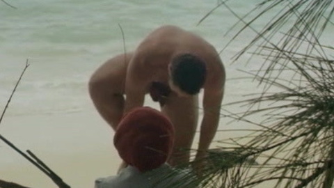 Warren Brown Naked as Kevin. Balls, Penis, Shirtless, beach, distant. 111663