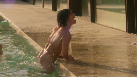 Jorge López Naked as Valerio Montesinos Rojas. Butt, in water, pool. 112527