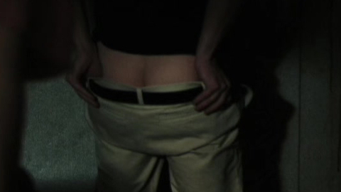 Joe Bocian Naked as Corey. Butt, dark, pants down. 113025