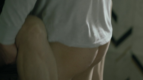 Gabriel Ebert Naked as Morris Bellamy. Butt, Straight, close up, nude. 114981