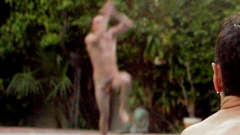 Logan Fahey Naked as Houston. Balls, Penis, Shirtless, abs, barefoot. 113679