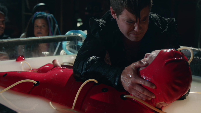 Tony Cavalero Naked as Keefe Chambers. Penis, Prosthetic, flotation tank, mask. 115413