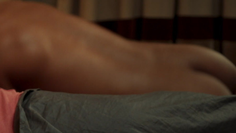 Mark Tallman Naked as David Montgomery. Butt, Shirtless, bald, in bed. 113787
