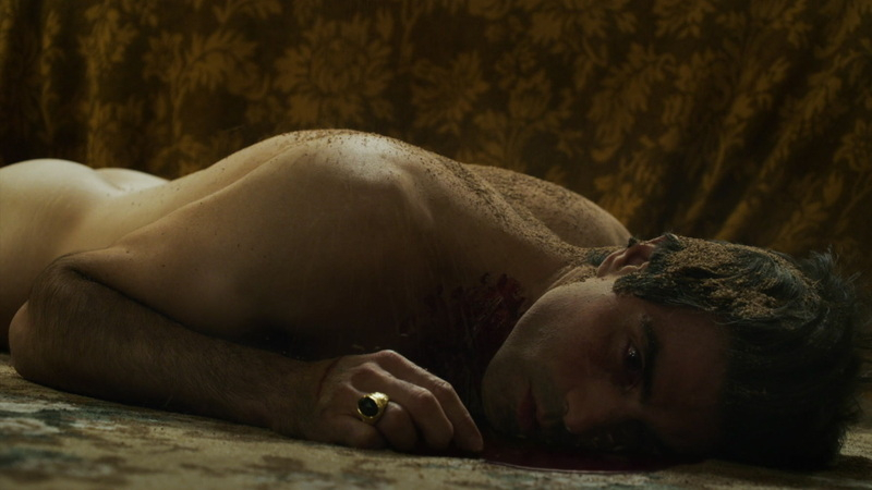 Nudes of Zambrano from Godfather of Harlem. Butt, blood, dark hair. 114252