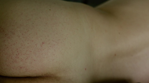 Simon J. Berger Nude as Adam Veile. Butt, close up, nude. 150404