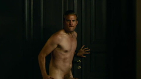 Tobias Santelmann Naked as Henrik. Balls, Erect, Penis, Shirtless, boner, full frontal. 114525