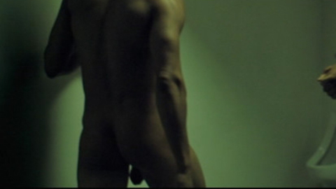 Robb Sherman Naked as Junot. Butt, Penis, bald, bathroom. 115929