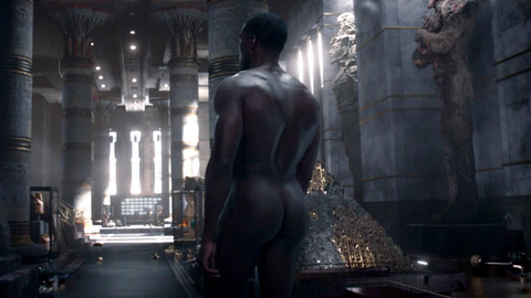 Yahya Abdul-Mateen II Naked as Cal Abar. Butt, black, public. 119949