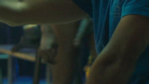 Sherod Ogletree Naked as Well Endowed Nude Stripper. Balls, Penis, Shirtless, abs, background. 116331