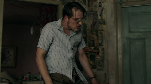 Jonas Dassler Naked as Fritz Honka. Penis, fully clothed, glasses. 121971