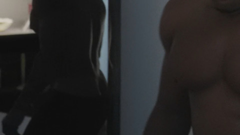 Chido Nwokocha Naked as Gary Marshall Borders. Butt, Shirtless, black, mirror. 116805