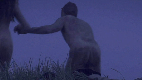 Jeff Sinasac Naked as Ray. Butt, barefoot, couple. 118005