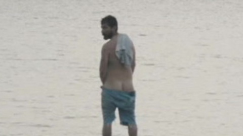 Shia LaBeouf Naked as Tyler. Butt, Shirtless, beach, distant nudity. 118161